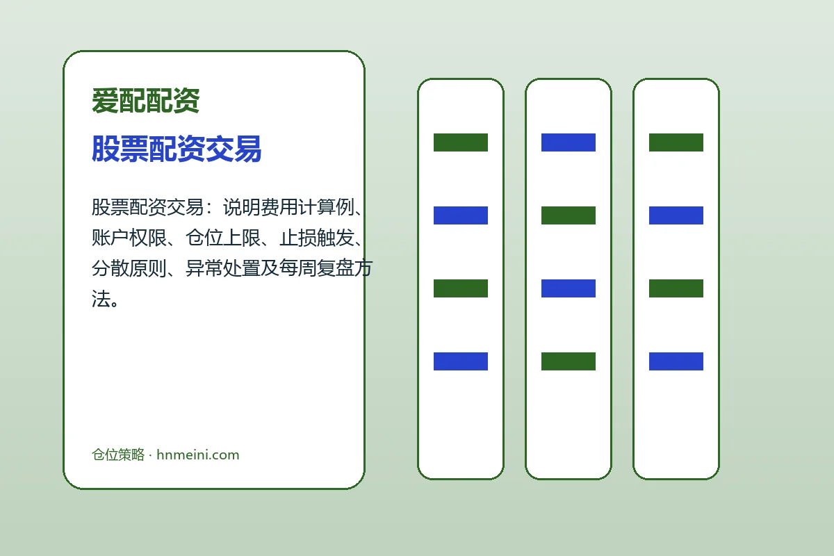 爱配配资费用、账户与退出规则图解